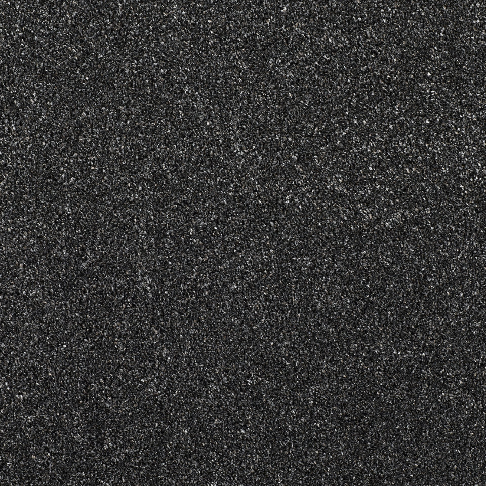 Caerphilly saxony carpet in colour Black Magic