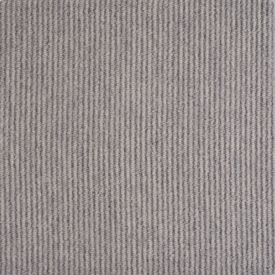 Greenwich rib berber loop carpet in Pearl