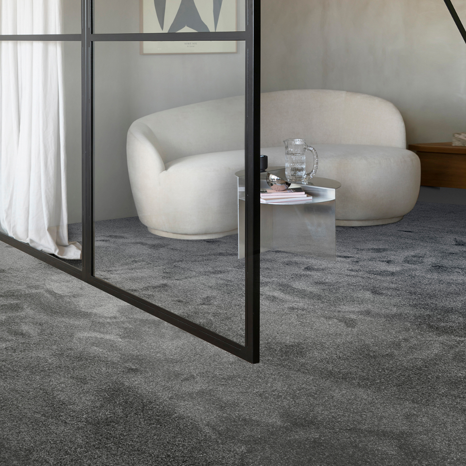 Yukon saxony carpet in colour Baltic Sea